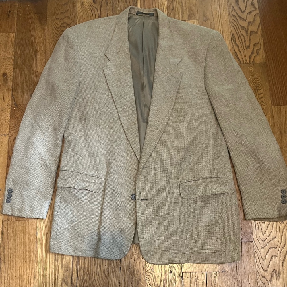 Vintage Nordstrom Boulevard Men's Sport Coat For Repair Burlap Union Made ACTWU